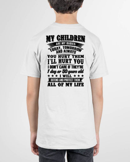 MY CHILDREN ARE MY BABY - T-SHIRT FOR MOM - NTTD00 (SKU12-274)