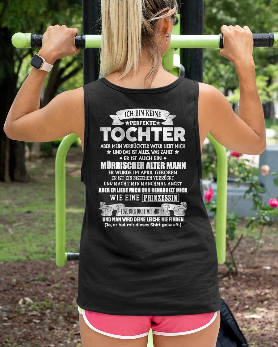 APRIL - ICH BIN KEINE PERFEKTE TOCHTER ABER MEIN VERRÜCKTER VATER LIEBT MICH – GESCHENK VON PAPA - NTTD04 (SKU2606-74-04)
