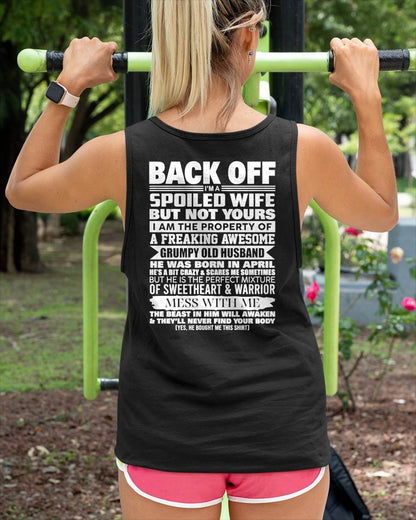 APRIL - BACK OFF! I'M A SPOILED WIFE - GIFT FROM HUSBAND - NTTD04 (SKU2604-322-04)