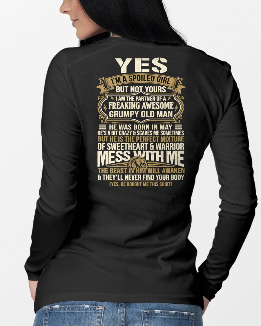 MAY - YES ! I'M A SPOILED GIRL - GIFT FROM HUSBAND - NTTD05 (SKU2604-419-05)