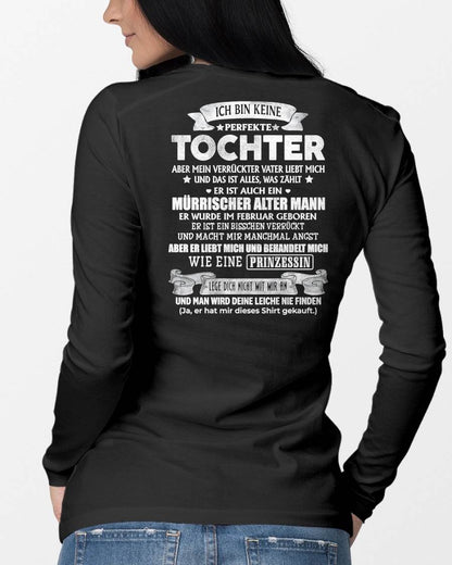 FEBRUAR - ICH BIN KEINE PERFEKTE TOCHTER ABER MEIN VERRÜCKTER VATER LIEBT MICH – GESCHENK VON PAPA - NTTD02 (SKU2606-74-02)