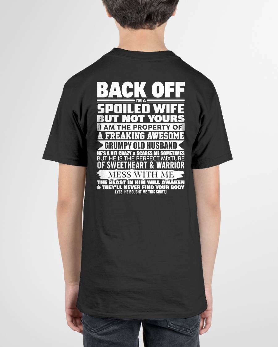 BACK OFF! I'M A SPOILED WIFE - GIFT FROM HUSBAND - NTTD00 (SKU2604-322-00)
