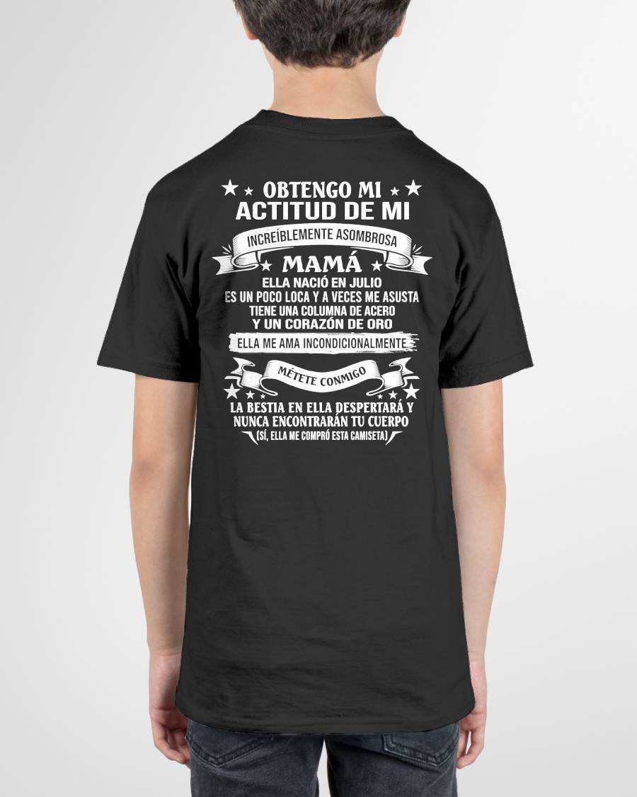 JULIO - OBTENGO MI ACTITUD DE MI INCREÍBLEMENTE ASOMBROSA MAMÁ - REGALO DE MAMÁ - spNTTD07 (SKU2603-248-07)
