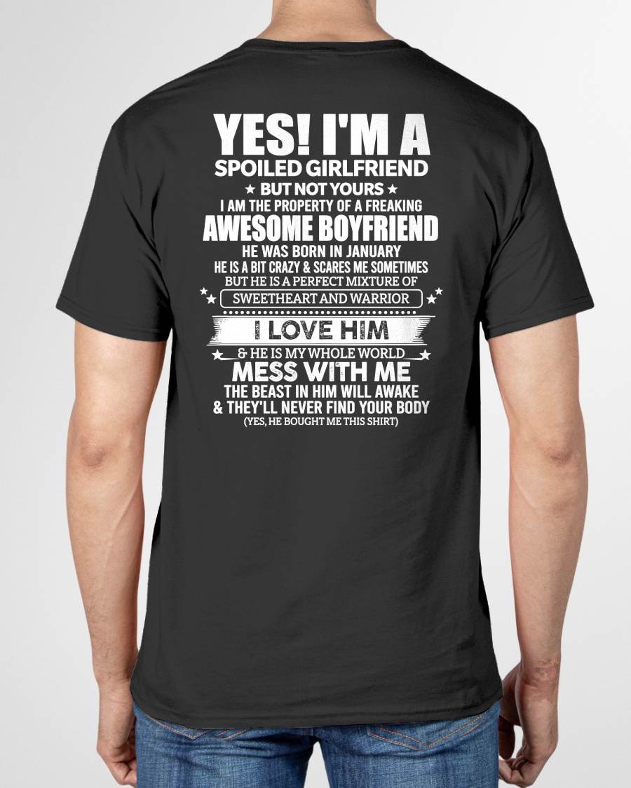 JANUARY - YES! I'M A SPOILED GIRLFRIEND - GIFT FROM BOYFRIEND/HUSBAND - NTTD01 (SKU2606-265-01)