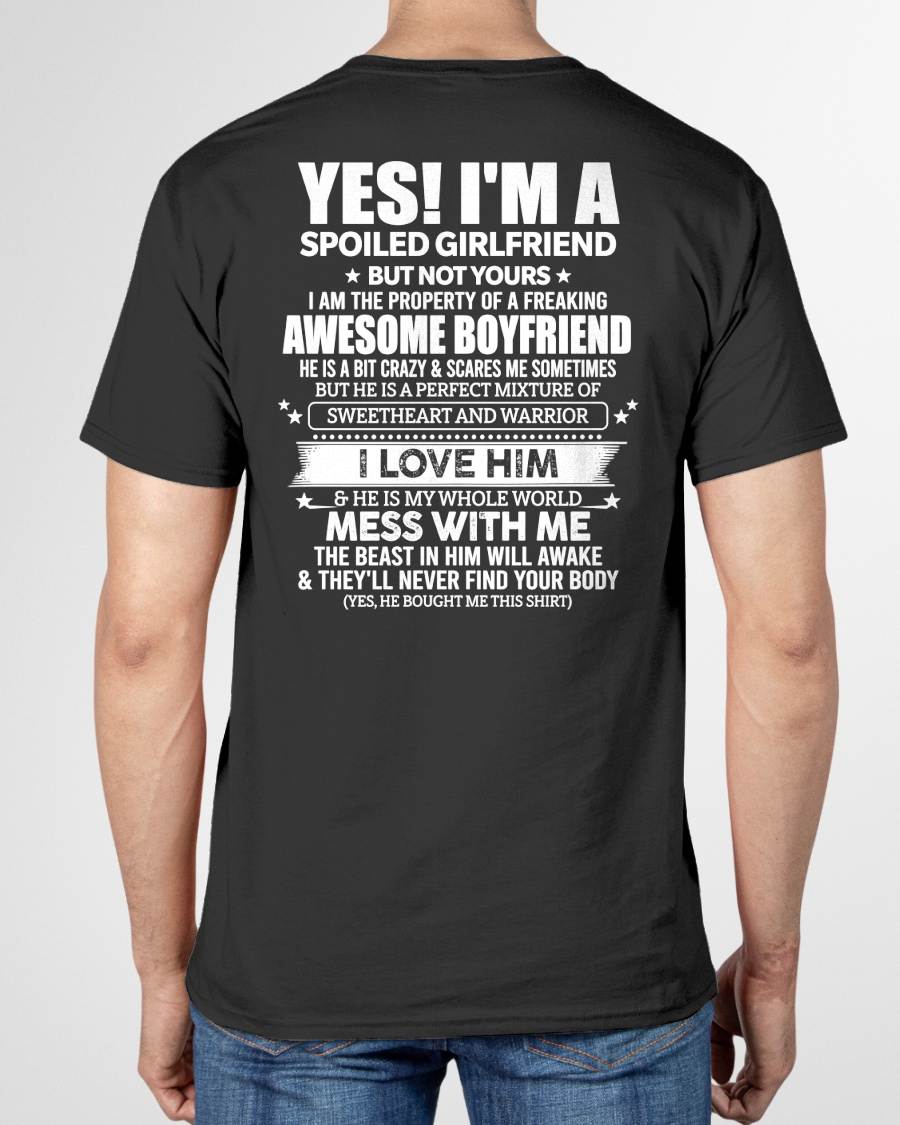 YES! I'M A SPOILED GIRLFRIEND - GIFT FROM BOYFRIEND/HUSBAND - NTTD00 (SKU2606-265-00)