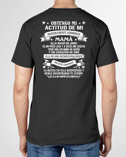 JUNIO - OBTENGO MI ACTITUD DE MI INCREÍBLEMENTE ASOMBROSA MAMÁ - REGALO DE MAMÁ - spNTTD06 (SKU2603-248-06)