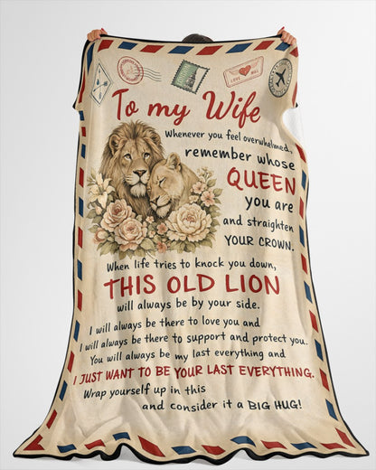 BLANKET FOR WIFE – COMFORT & WARMTH GIFT FROM HUSBAND - Sherpa Fleece Quilt Blanket NTTD00 (SKU2602-10)