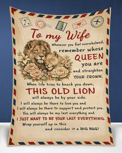 BLANKET FOR WIFE – COMFORT & WARMTH GIFT FROM HUSBAND - Sherpa Fleece Quilt Blanket NTTD00 (SKU2602-10)