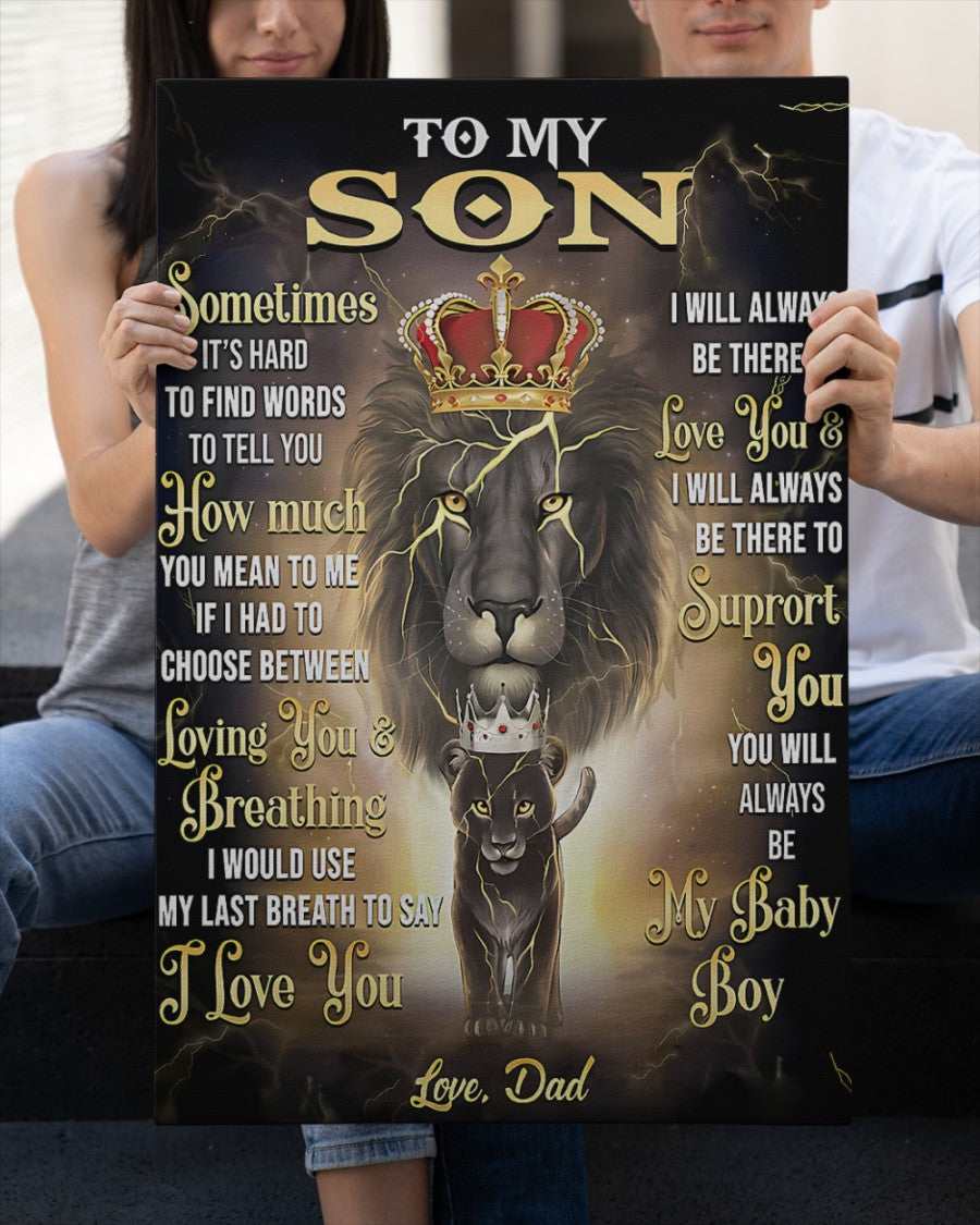 CANVAS FOR SON - BEST GIFT FROM DAD - NTTD00 (SKU2604-139)