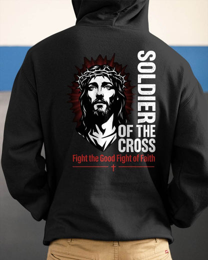 SOLDIER OF THE CROSS  - CHRISTIAN T-SHIRT - FOR MEN NTTD00 (SKU2608-133)