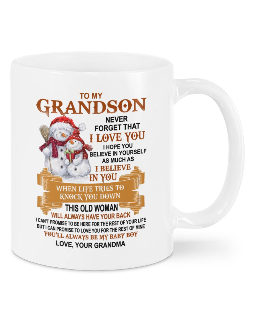 TO GRANDSON MUG 01 - GIFT FROM GRANDMA - NTTD00