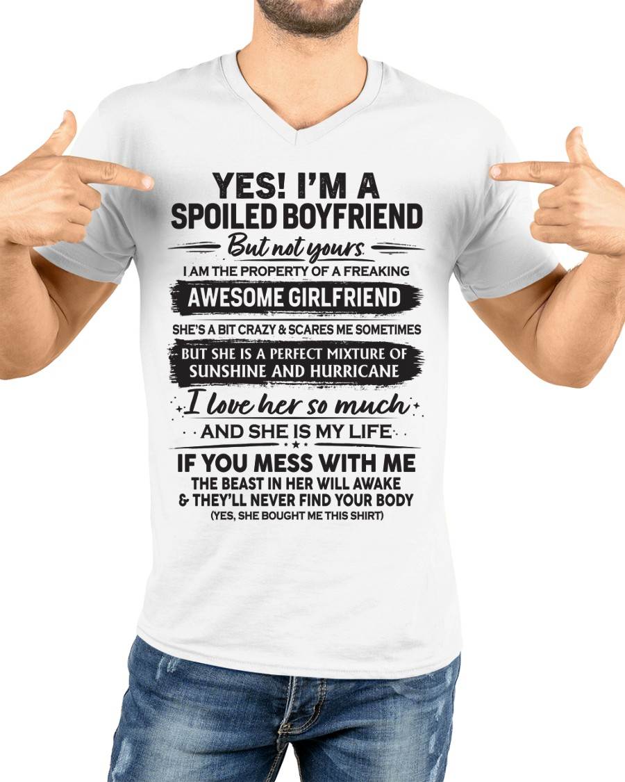 I'M A SPOILED BOYFRIEND - GIFT FROM WIFE/GIRLFRIEND - NTTD00 (SKU26T-01250-00)