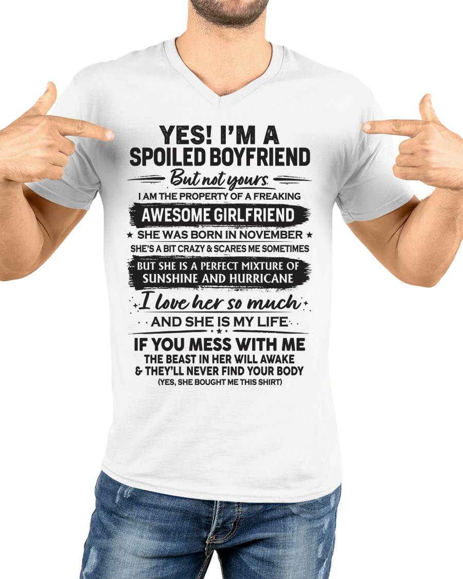 NOVEMBER - I'M A SPOILED BOYFRIEND - GIFT FROM WIFE/GIRLFRIEND - NTTD11 (SKU26T-01250-11)