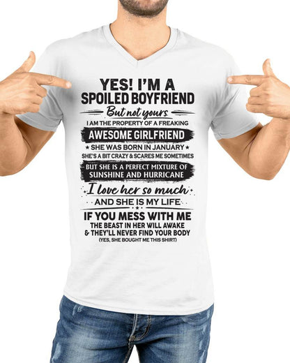 JANUARY - I'M A SPOILED BOYFRIEND - GIFT FROM WIFE/GIRLFRIEND - NTTD01 (SKU26T-01250-01)
