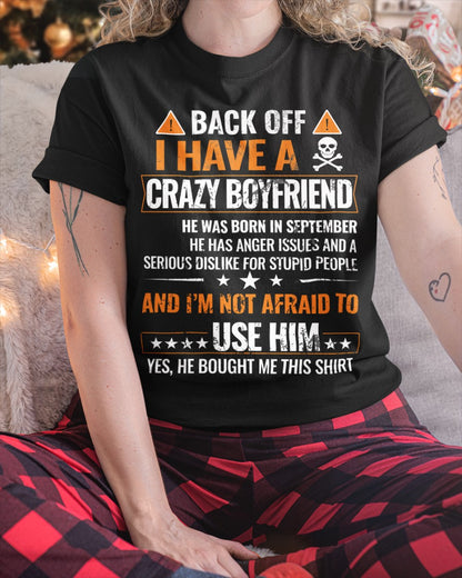 I Have a Crazy September Boyfriend – Gift for Girlfriend NTTD09 (SKU1-TGF-09)