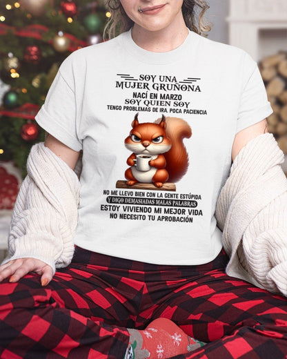 MARZO - MUJER GRUÑONA - REGALO DE CUMPLEAÑOS PARA MUJERES - NTTD03sp (SKU09-36-03)