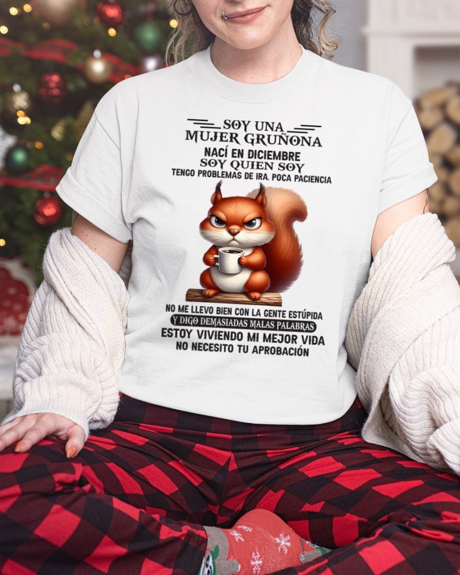 DICIEMBRE - MUJER GRUÑONA - REGALO DE CUMPLEAÑOS PARA MUJERES - NTTD12sp (SKU09-36-12)