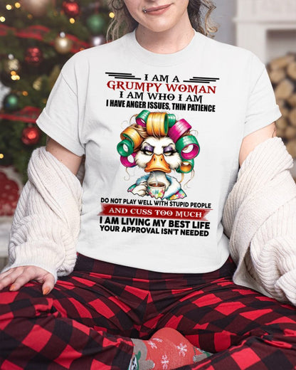 GRUMPY WOMAN - BIRTHDAY SHIRT FOR WOMEN - NTTD00 (SKU26T-01-22-00)