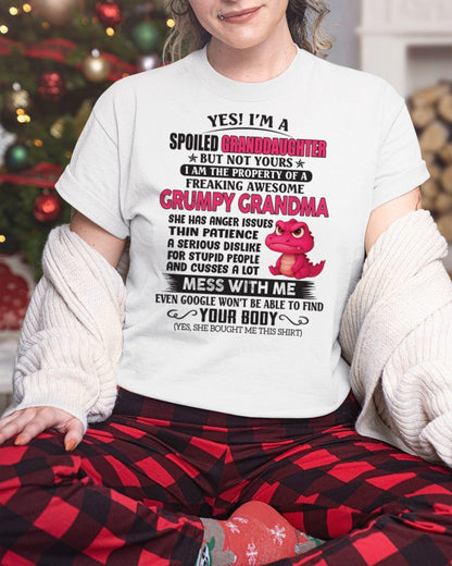 YES, I'M A SPOILED GRANDDAUGHTER - GIFT FROM GRANDMA - NTTD00 (SKU09-96-00)