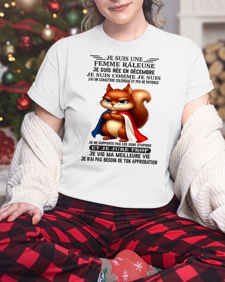 DÉCEMBRE - FEMME GRINCHEUSE - CADEAU D’ANNIVERSAIRE POUR FEMME - NTTD12fr (SKU09-87-12)