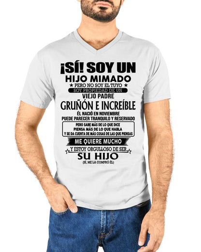 (Noviembre) Padre Increíble - Regalo especial para hijo - T11 (Sku.tbn07-11)