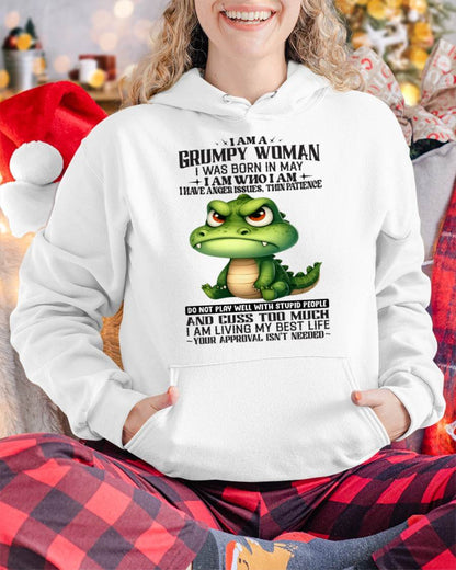 MAY - GRUMPY WOMAN - BIRTHDAY SHIRT FOR WOMEN - NTTD05 (SKU2602-183-05)