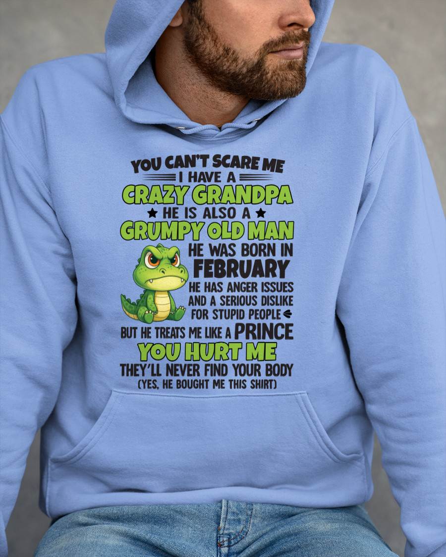 YOU CAN’T SCARE ME - GIFT FOR GRANDSON AND GRANDDAUGHTER FROM GRANDPA - NTTD02 (SKU09-121-02)