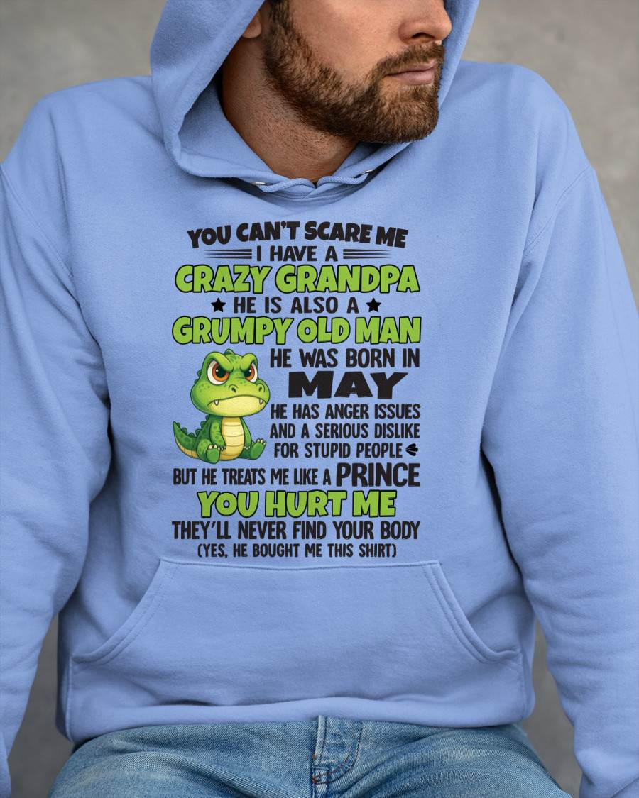 YOU CAN’T SCARE ME - GIFT FOR GRANDSON AND GRANDDAUGHTER FROM GRANDPA - NTTD05 (SKU09-121-05)