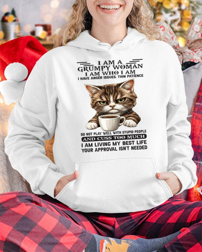 GRUMPY WOMAN - BIRTHDAY SHIRT FOR WOMEN - NTTD00 (SKU2602-182-00)