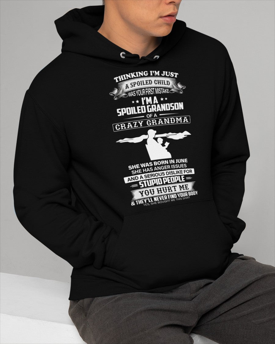Spoiled by Grandma Shirt June Edition – From Grandma to Grandson NTTD06 (SKU-GMS2-06)