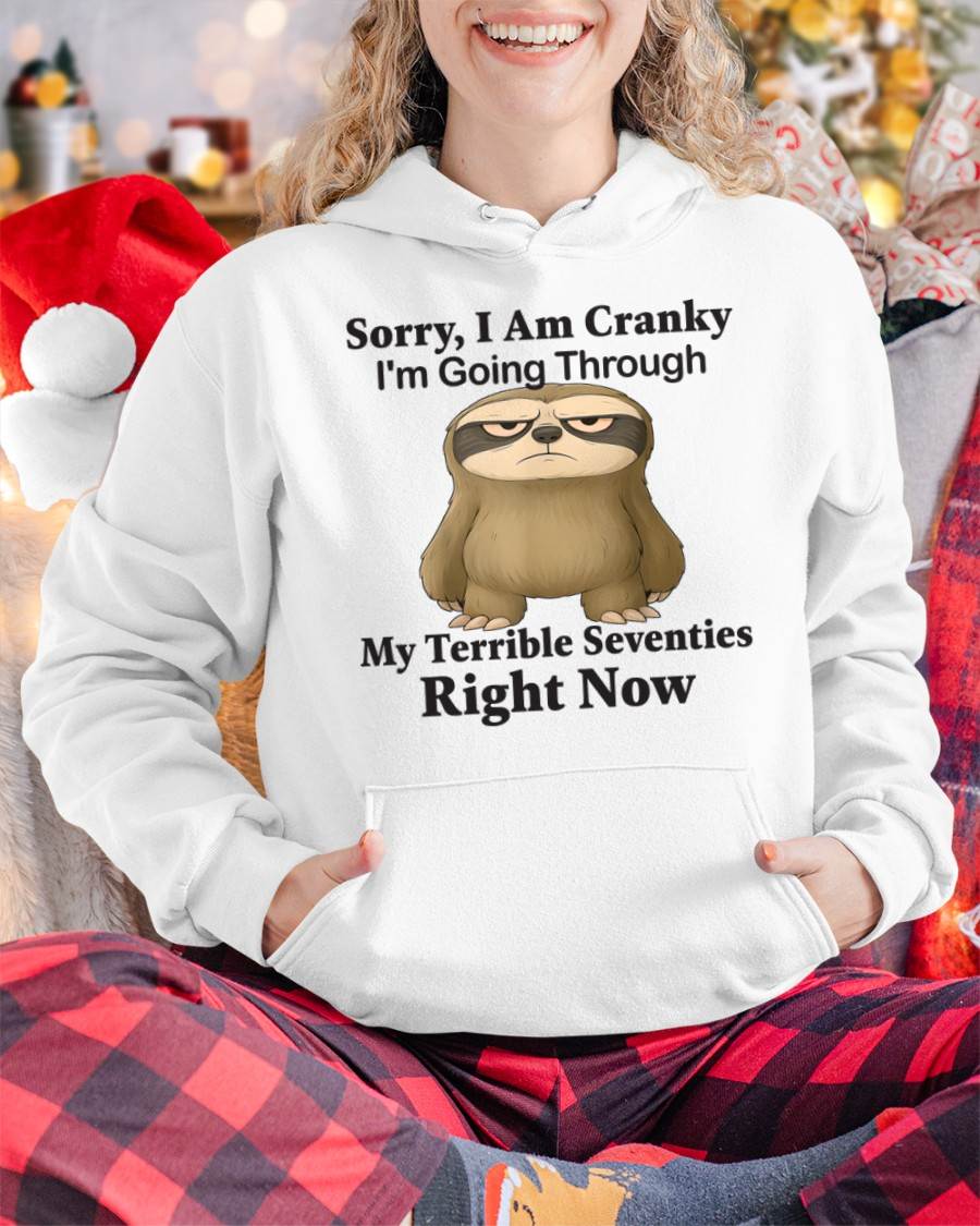 SORRY I AM CRANKY - BIRTHDAY SHIRT FOR WOMEN - NTTD00 (SKU12-226)