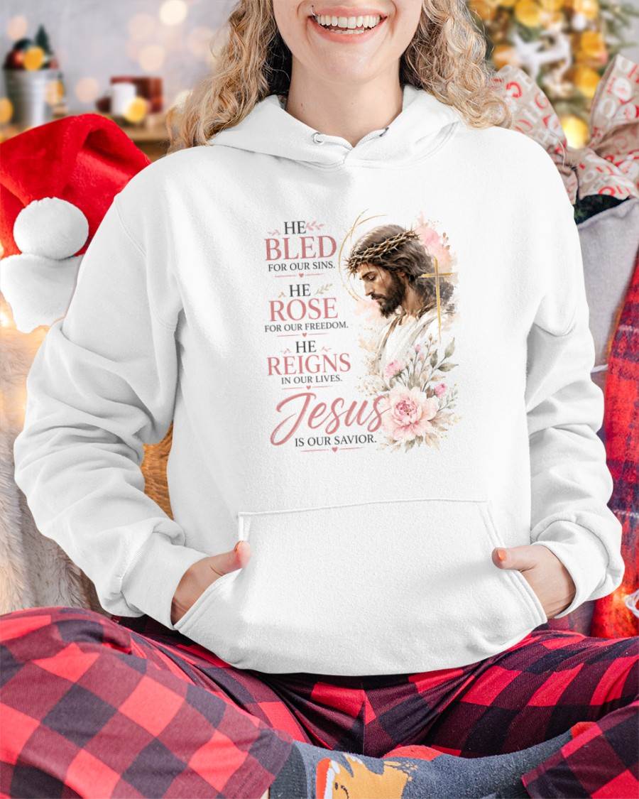 JESUS IS OUR SAVIOR - CHRISTIAN T-SHIRT - FOR WOMEN NTTD00