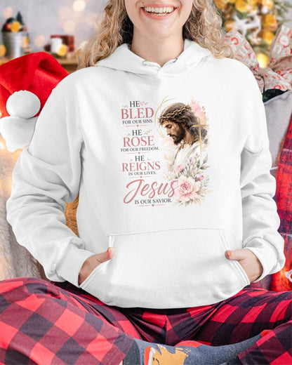 JESUS IS OUR SAVIOR - CHRISTIAN T-SHIRT - FOR WOMEN NTTD00
