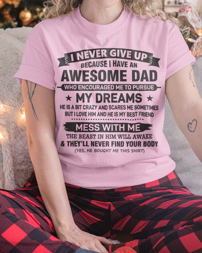 Awesome Dad – Gift for Daughter NTTD00 (SKU08-24-00)