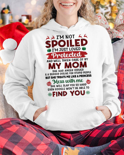 TO MY DAUGHTER - SPOILED DAUGHTER - PERFECT CHRISTMAS GIFT FOR DAUGHTER - GIFT FROM MOM - NTTD00 (SKU11-20-00)