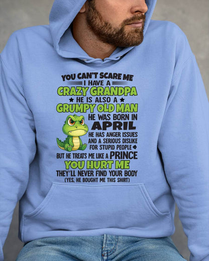 YOU CAN’T SCARE ME - GIFT FOR GRANDSON AND GRANDDAUGHTER FROM GRANDPA - NTTD04 (SKU09-121-04)