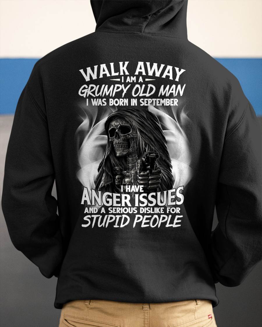 SEPTEMBER - GRUMPY OLD MAN - BIRTHDAY T-SHIRT FOR MEN - NTTD09 (SKU2602-211-09)