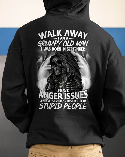 SEPTEMBER - GRUMPY OLD MAN - BIRTHDAY T-SHIRT FOR MEN - NTTD09 (SKU2602-211-09)