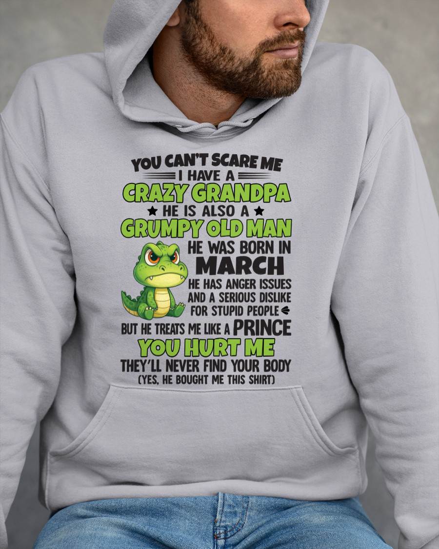 YOU CAN’T SCARE ME - GIFT FOR GRANDSON AND GRANDDAUGHTER FROM GRANDPA - NTTD03 (SKU09-121-03)