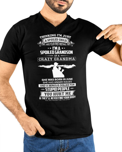 Spoiled by Grandma Shirt June Edition – From Grandma to Grandson NTTD06 (SKU-GMS2-06)