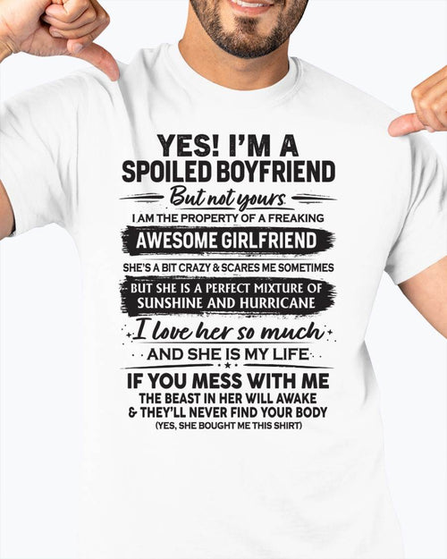 I'M A SPOILED BOYFRIEND - GIFT FROM WIFE/GIRLFRIEND - NTTD00 (SKU26T-01250-00)