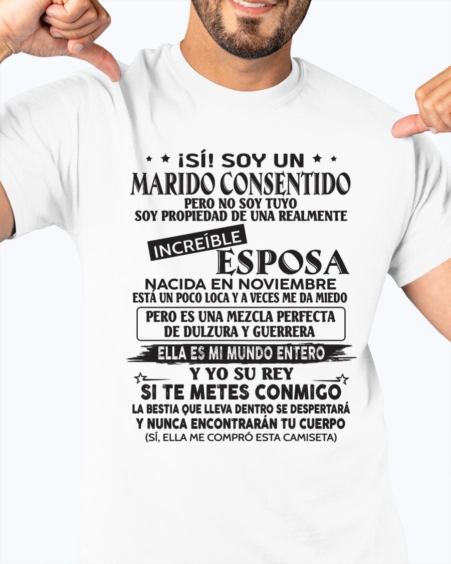 Noviembre - Esposa increíble nació en noviembre - Regalo especial para Marido - T11 (SKU05-105-11)