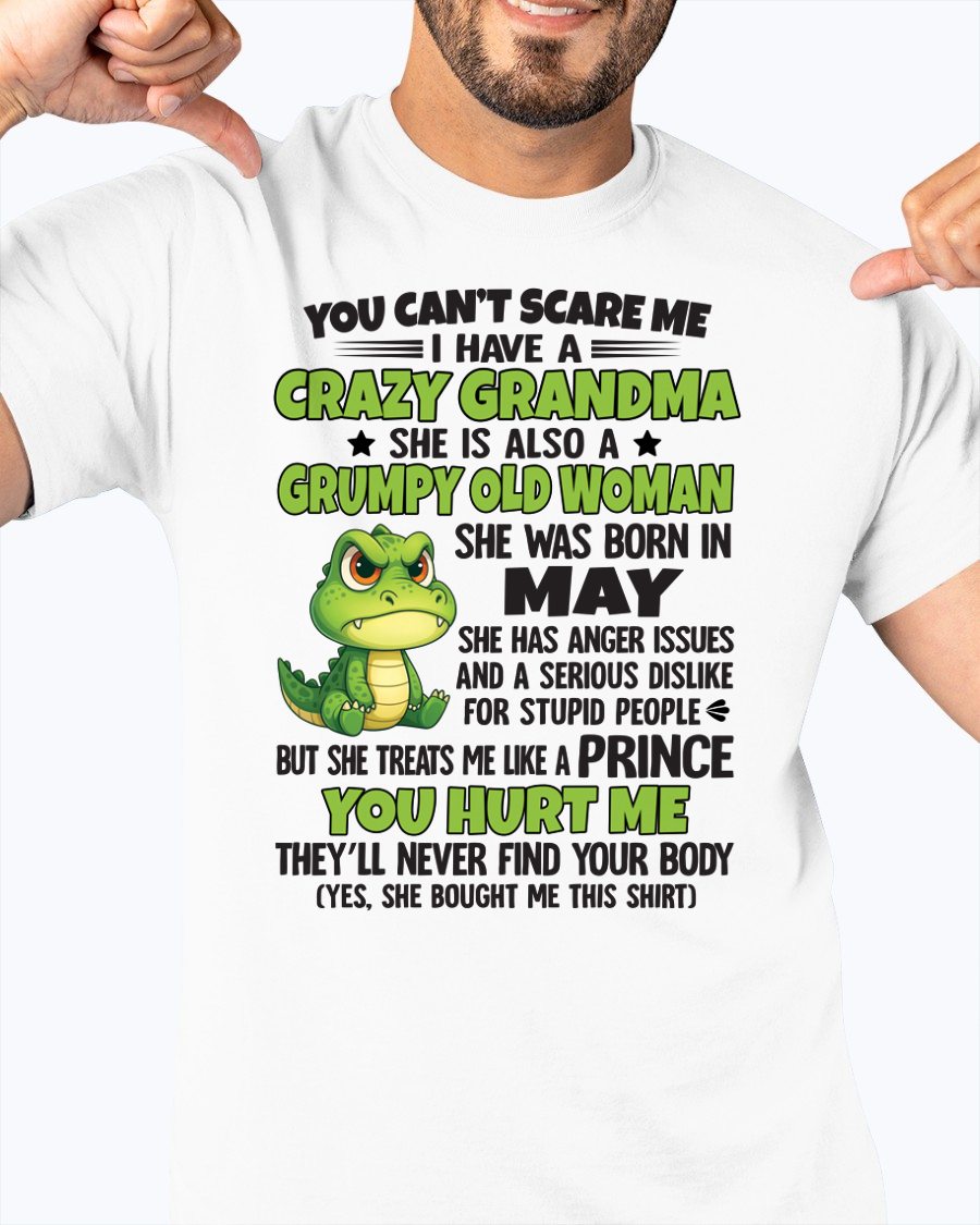 MAY - YOU CAN'T SCARE ME - FOR GRANDSON - GIFT FROM GRANDMA - NTTD05 (SKU09-85-05)