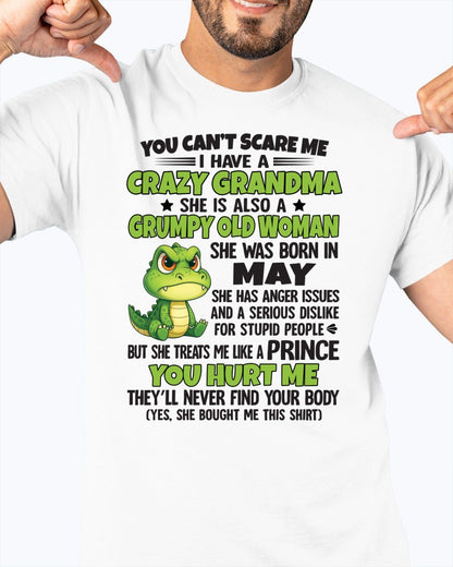 MAY - YOU CAN'T SCARE ME - FOR GRANDSON - GIFT FROM GRANDMA - NTTD05 (SKU09-85-05)