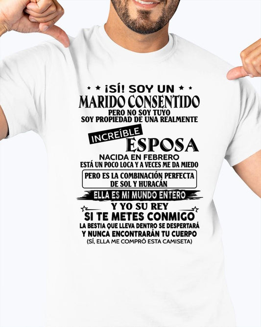 Febrero Esposa - Regalo especial para Marido - T02 (Sku.tbnA4)