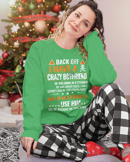 I Have a Crazy September Boyfriend – Gift for Girlfriend NTTD09 (SKU1-TGF-09)