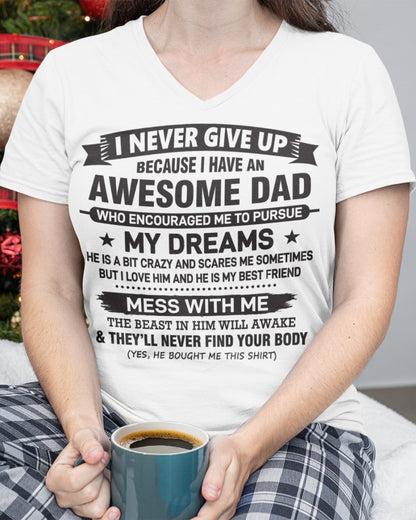 Awesome Dad – Gift for Daughter NTTD00 (SKU08-24-00)