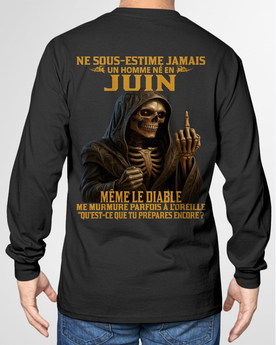 NE SOUS-ESTIME JAMAIS UN HOMME NÉ EN JUIN Fr06 frNTTD06 male (SKU12-305-06)