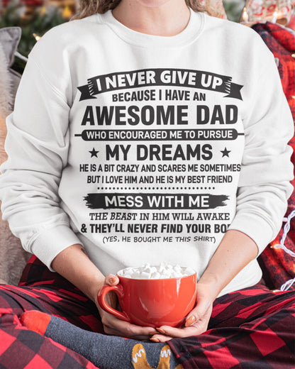 Awesome Dad – Gift for Daughter NTTD00 (SKU08-24-00)