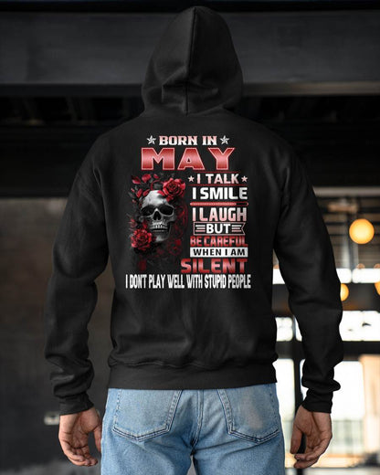 MAY - BE CAREFUL WHEN I'M SILENT - BIRTHDAY T-SHIRT FOR MEN - NTTD05 (SKU10-69-05)